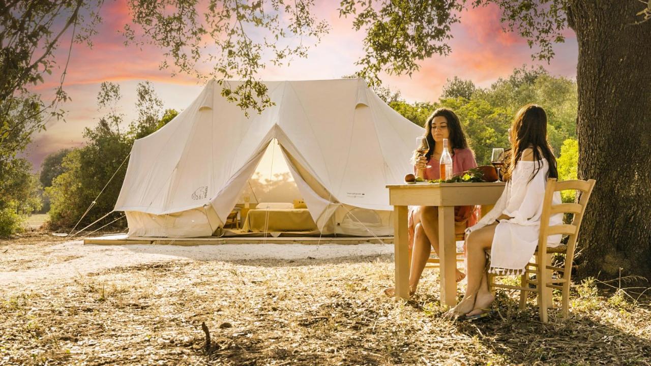Glamping Masseria Cuturi Manduria Bagian luar foto